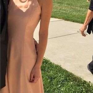 Forever 21 Strapless Slip Dress in Nude Blush
